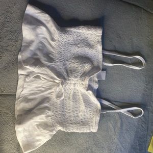 White crop top